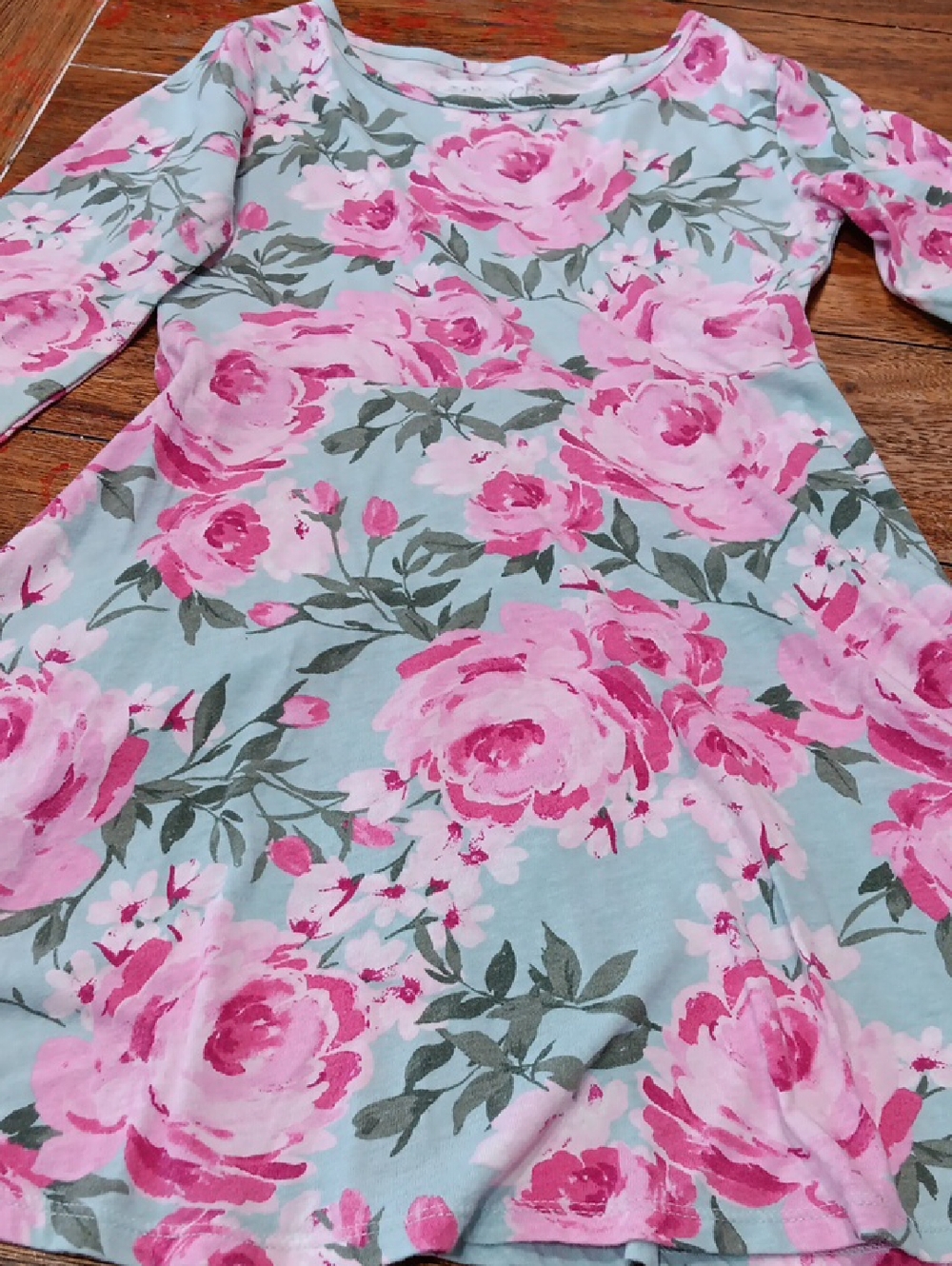 The Children's Place Pink Floral Tee Dress